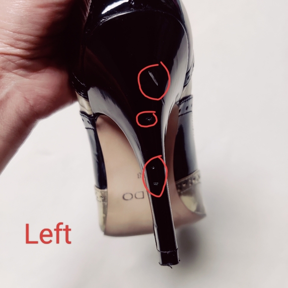 Aldo Tuxedo Oxford High Heels Shoes Women's Size 38 or 7.5 US - Picture 12 of 13